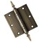Embassy 3-1/2 x 3-1/2 Solid Brass Hinge, Antique Brass Finish with Steeple Tips 3535BBUS5S-1 - alternate 1